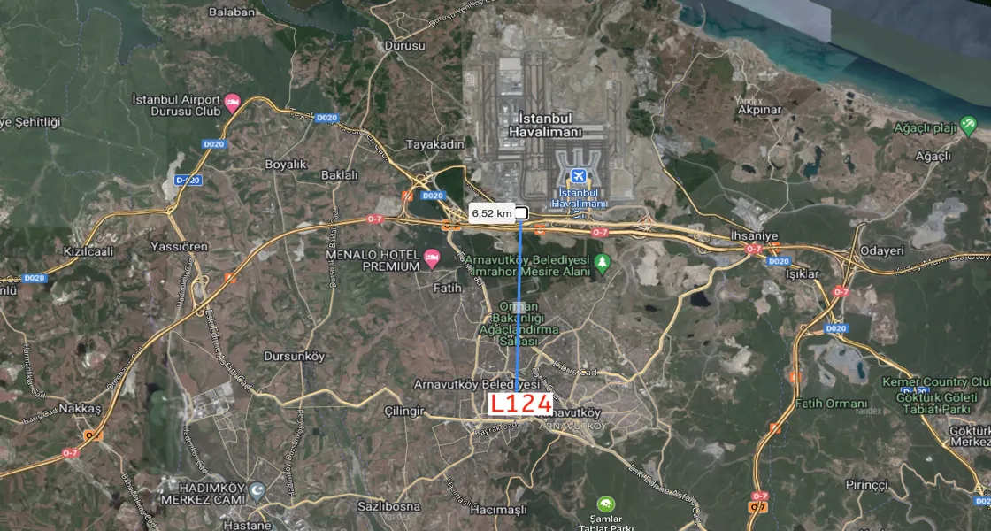 L124 Arnavtköy Arazisi