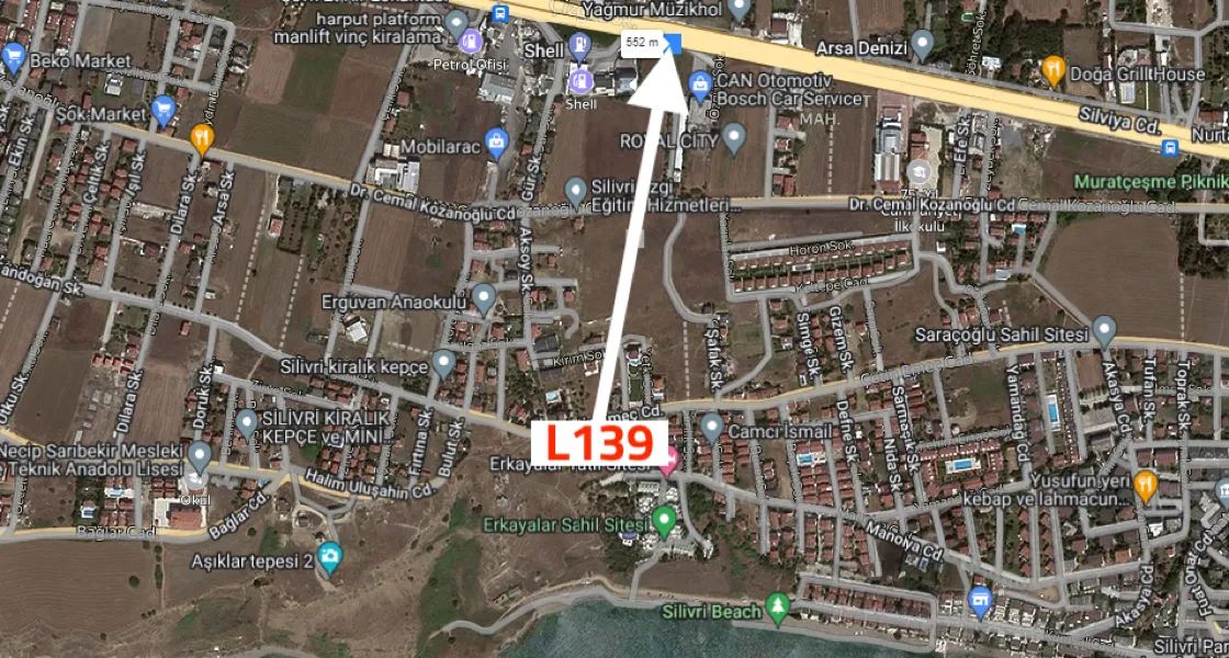 Siliviri Alibey Arazisi L139