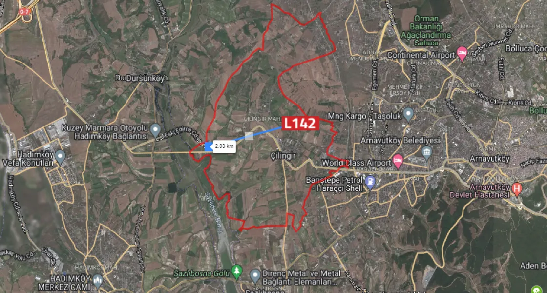 L142 Arnavtkoy Land