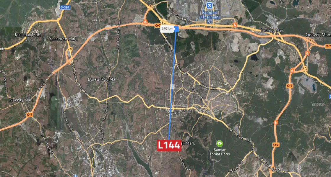 L144 Arnavtköy Arazisi
