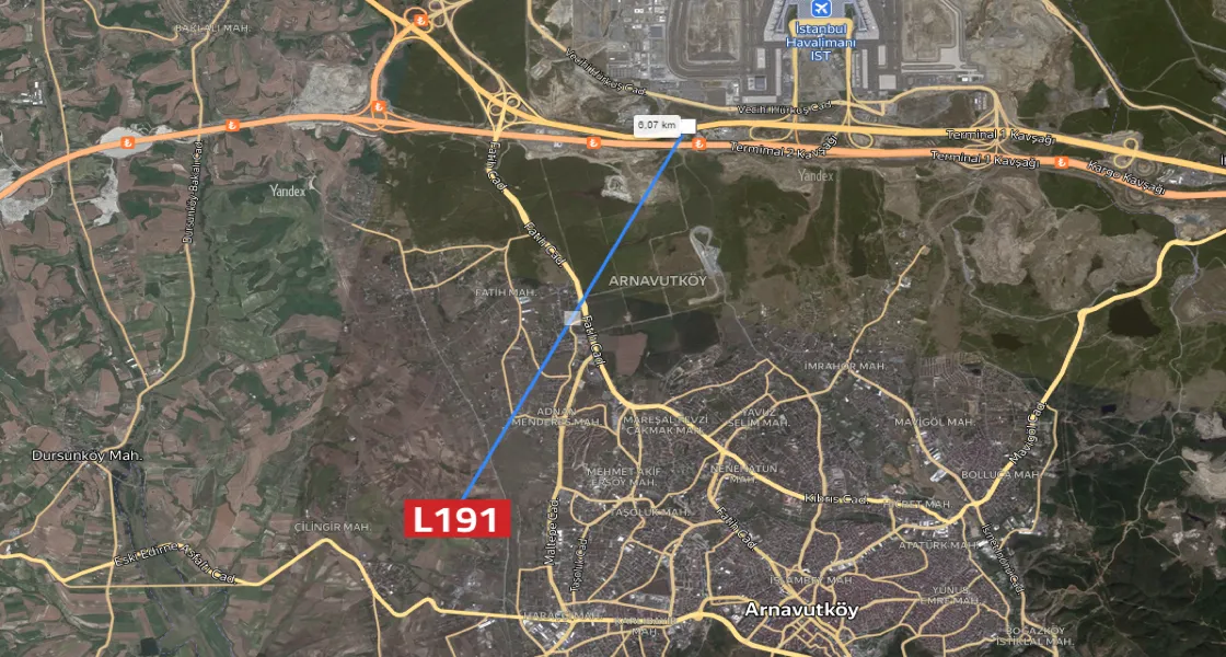 L191 Arnavtköy Arazisi