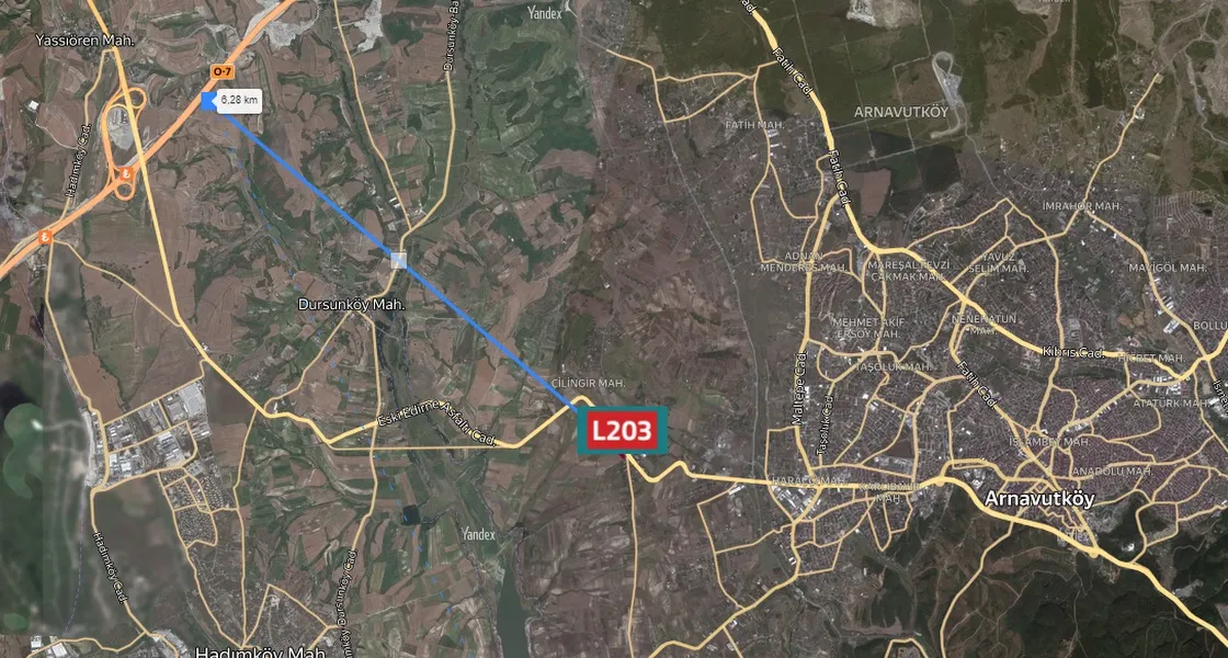 L203 Arnavtkoy Land