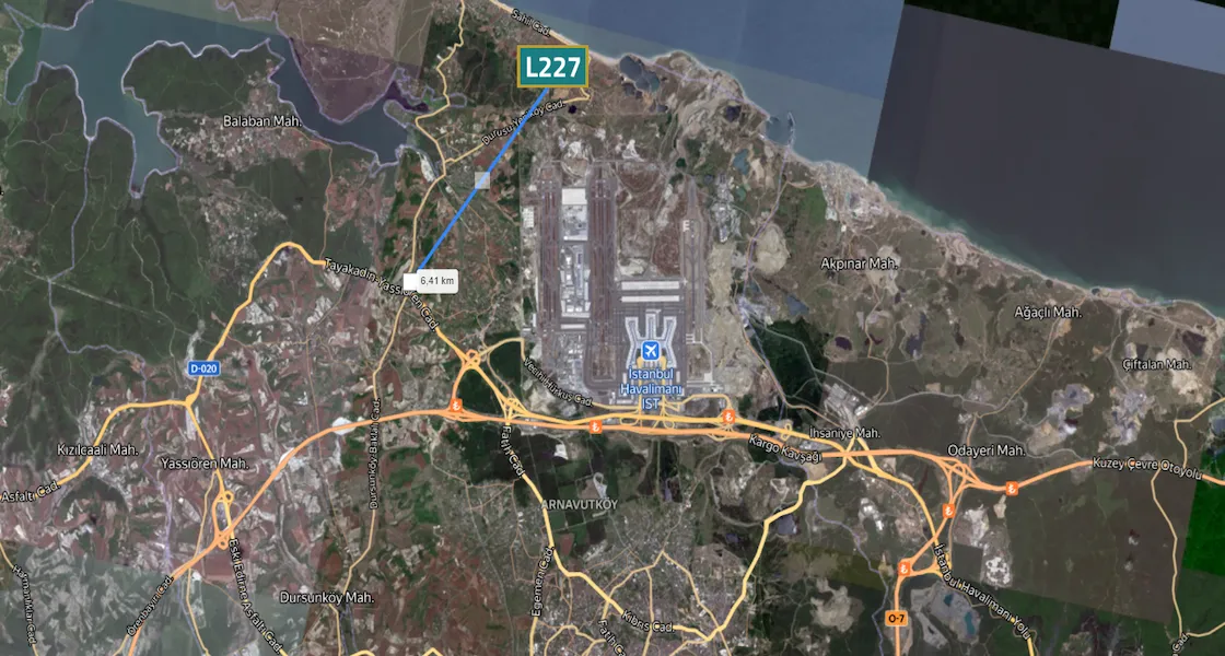Land for sale in Arnavutkoy, Yenikoy, characterized by its proximity to the new Istanbul Canal | L227