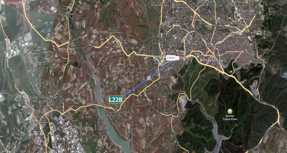 Arnavutköy Sazlıbosna'da Kanal İstanbul yakınında satılık arsa | L228