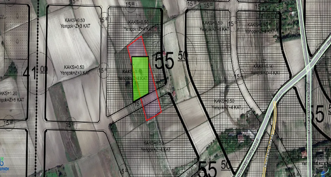 Land for sale very close to the Istanbul Canal in Sazlıbosna , Arnavutköy | L234