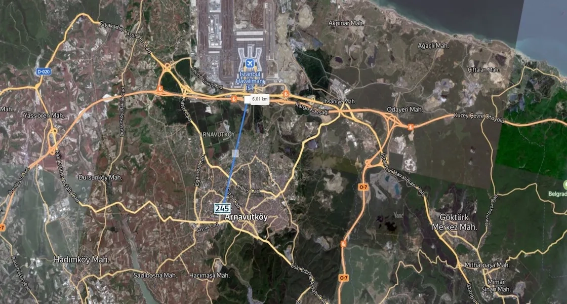 A ready-to-develop land for sale in the center of Arnavutköy | L245