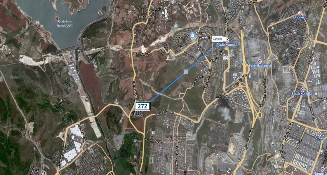 Land for sale, ready and suitable for residential and commercial construction in Başakşehir. | L272