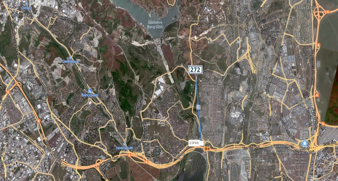 Land for sale, ready and suitable for residential and commercial construction in Başakşehir. | L272