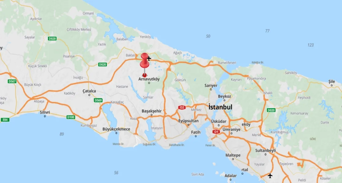 Satılık , Arnautköy merkezinde konut geliştirmeye uygun arsa | L286