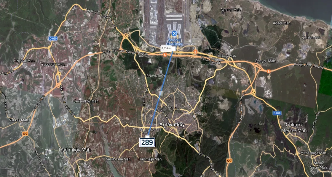Land for sale ready for construction in Arnavutköy, specifically in Haraççı | L289
