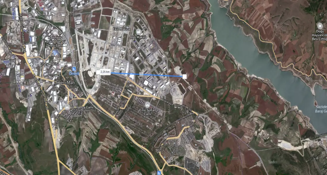 Land for sale for residential construction in Arnavutköy, specifically in Sazlıbosna | L309