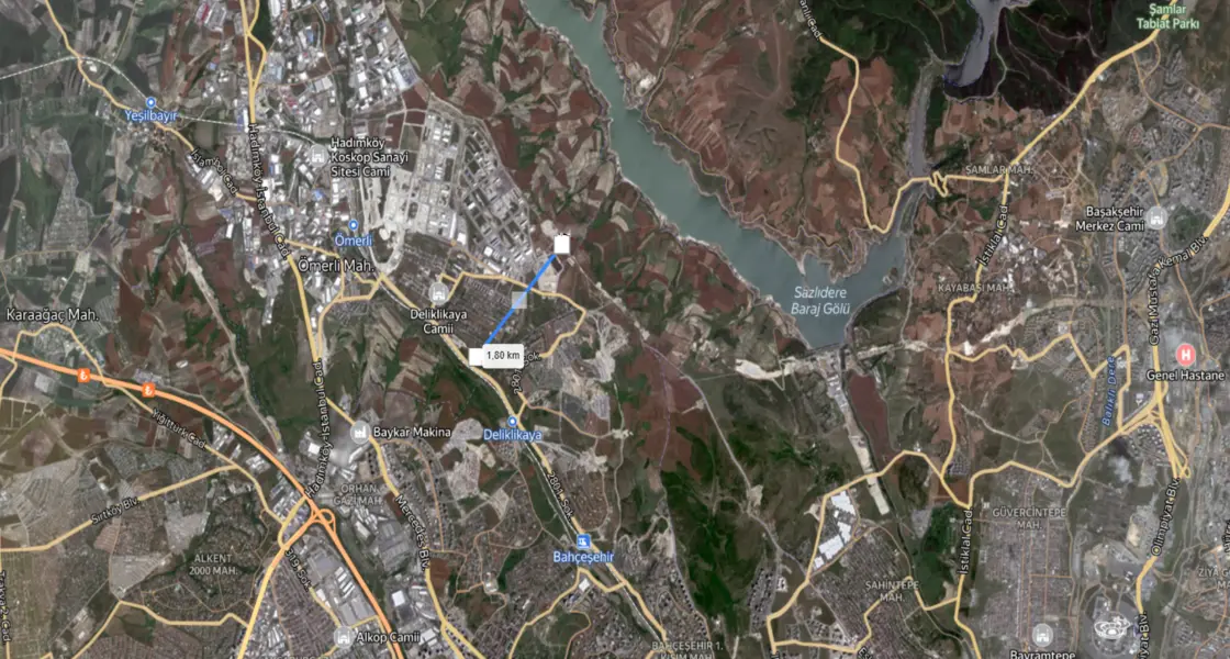 Land for sale for residential construction in Arnavutköy, specifically in Sazlıbosna | L309