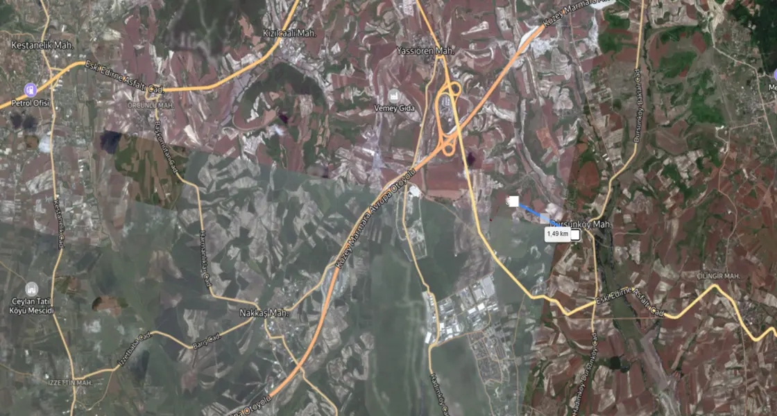 Investment land for sale at a special price in Arnavutköy, specifically in Dursunköy | L313