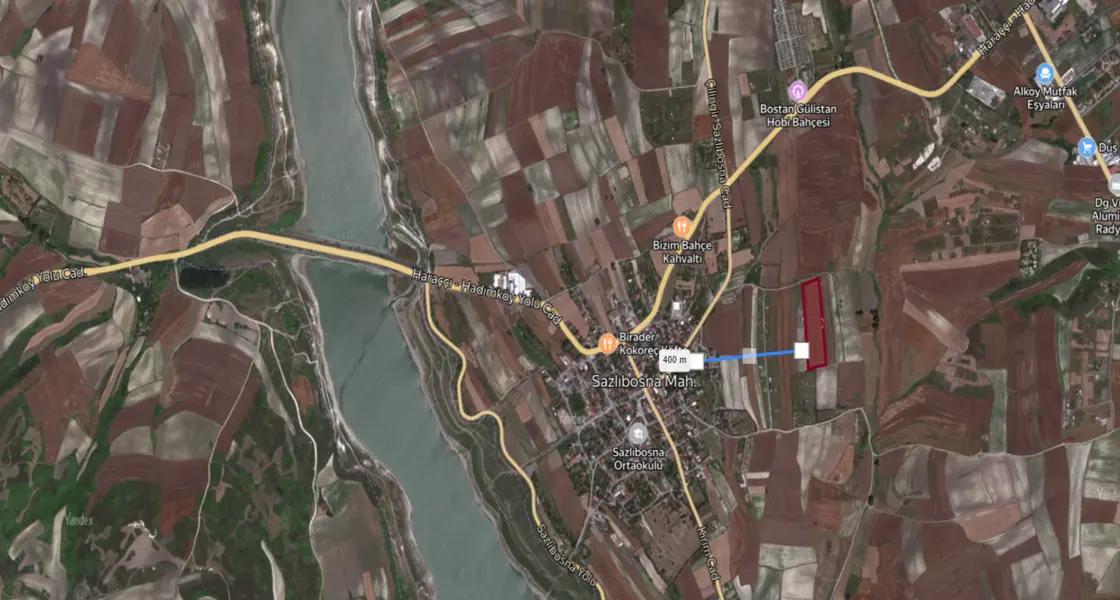 Land for sale in Arnavutköy, specifically in Sazlıbosna, suitable for residential and commercial construction | L314