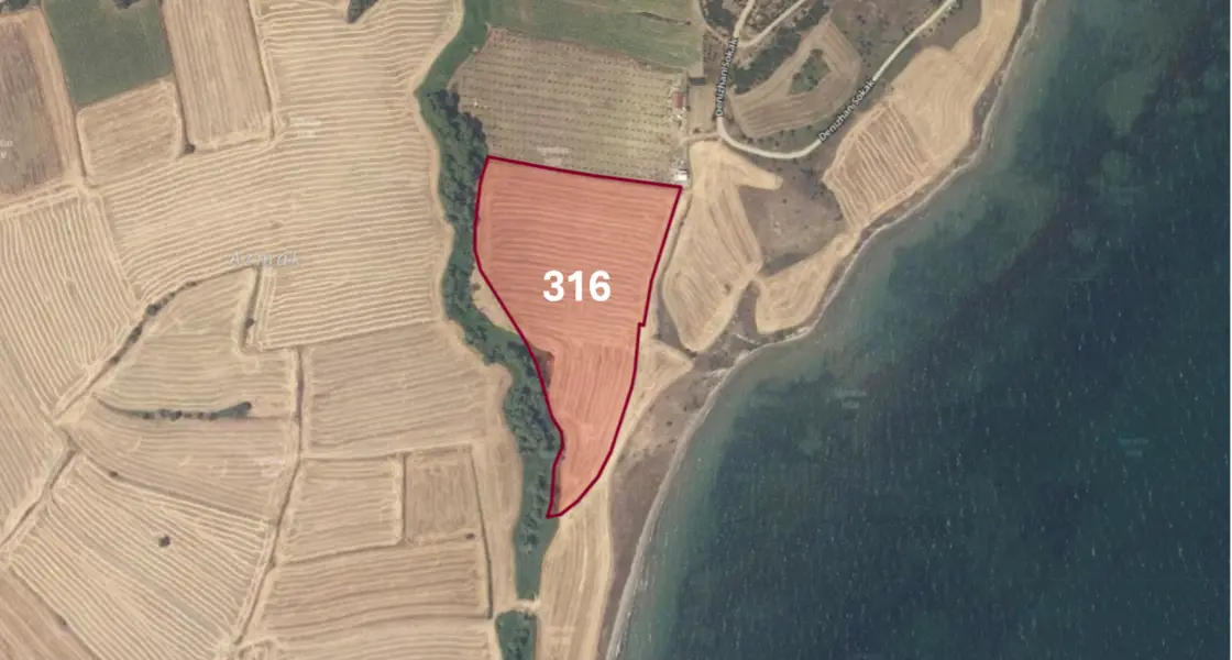 Land for sale, agricultural, near the sea in Tekirdağ, Turkey | L316