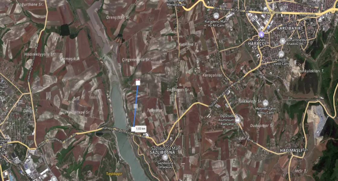 İstanbul Kanalı üzerinde, Arnavutköy'de, özellikle Sazlıbosna'da satılık arsa | L319