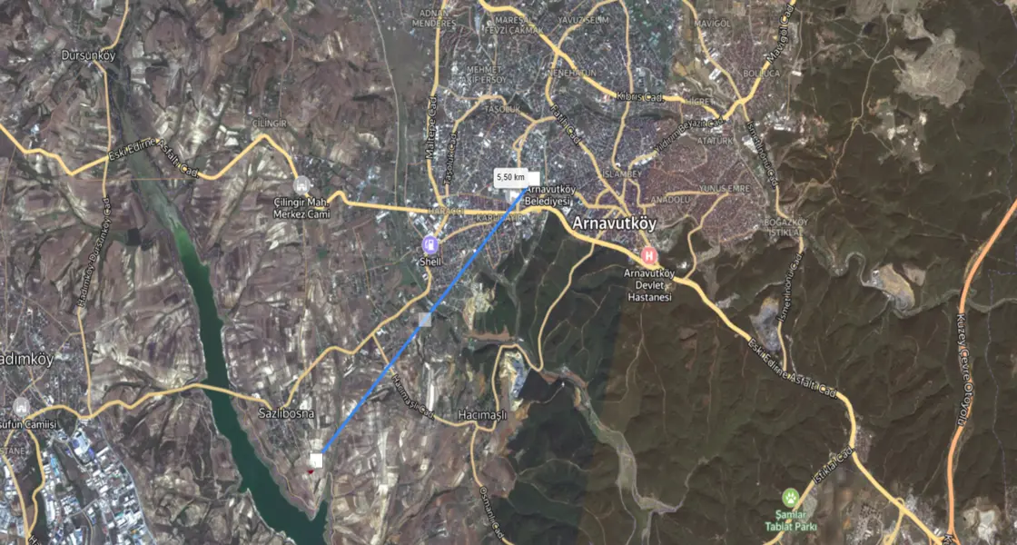 Land for sale in Arnavutköy, specifically Sazlıbosna, near the Istanbul Canal | L330