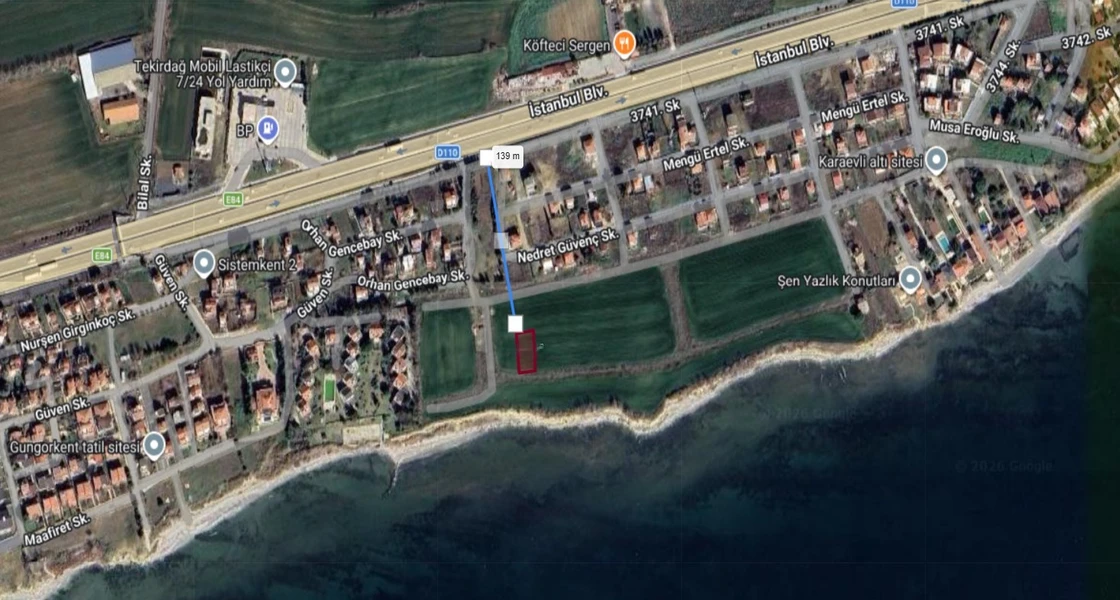 Land for sale in Tekirdağ Province, specifically Süleymanpaşa | L362