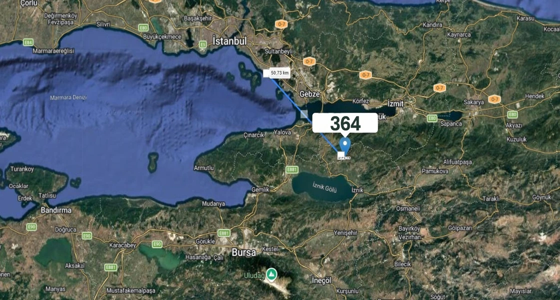 Agricultural Land for Sale in Iznik City - Bursa Province | L364