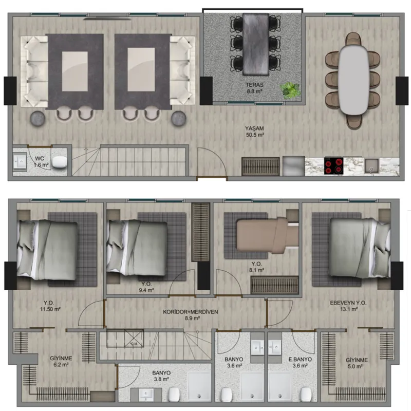 House B