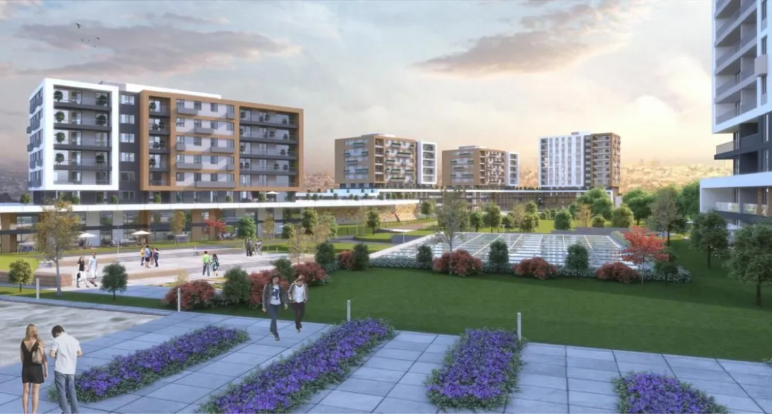 For sale a two-room apartment and a living room in the Bahcesehir SH114